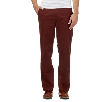 Maine New England Big and tall brown pure cotton chinos